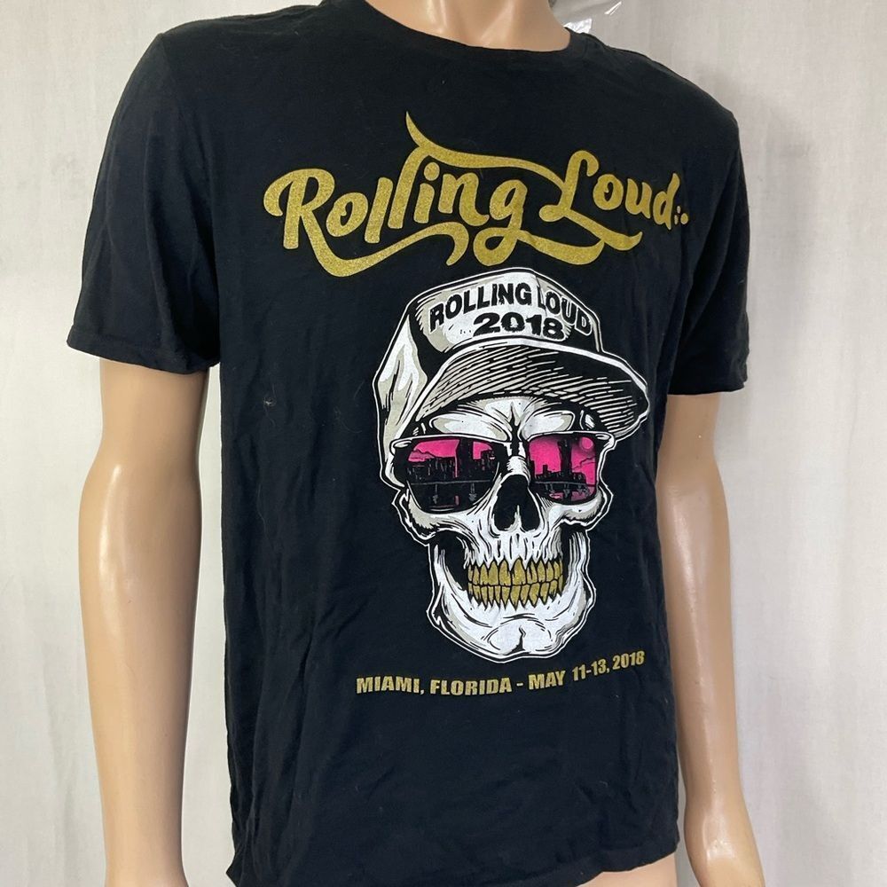 Rolling Loud Travis Scott Men's 2018 Miami Florida Music Festival T-Shirt L